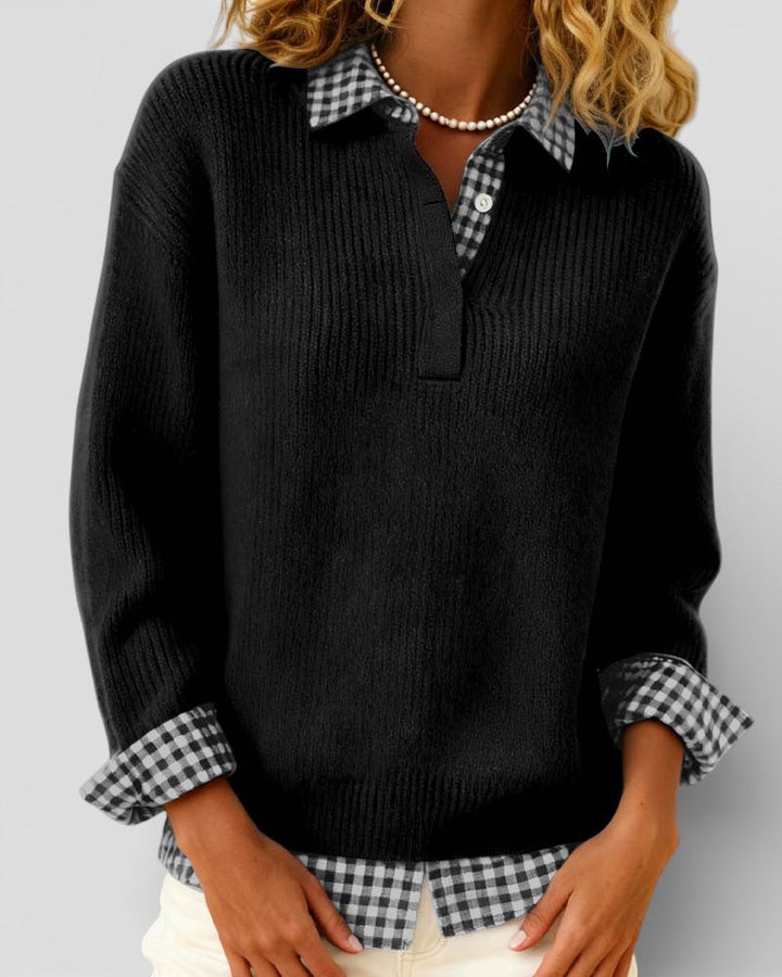 Chic Knit V-Neck Sweater 6