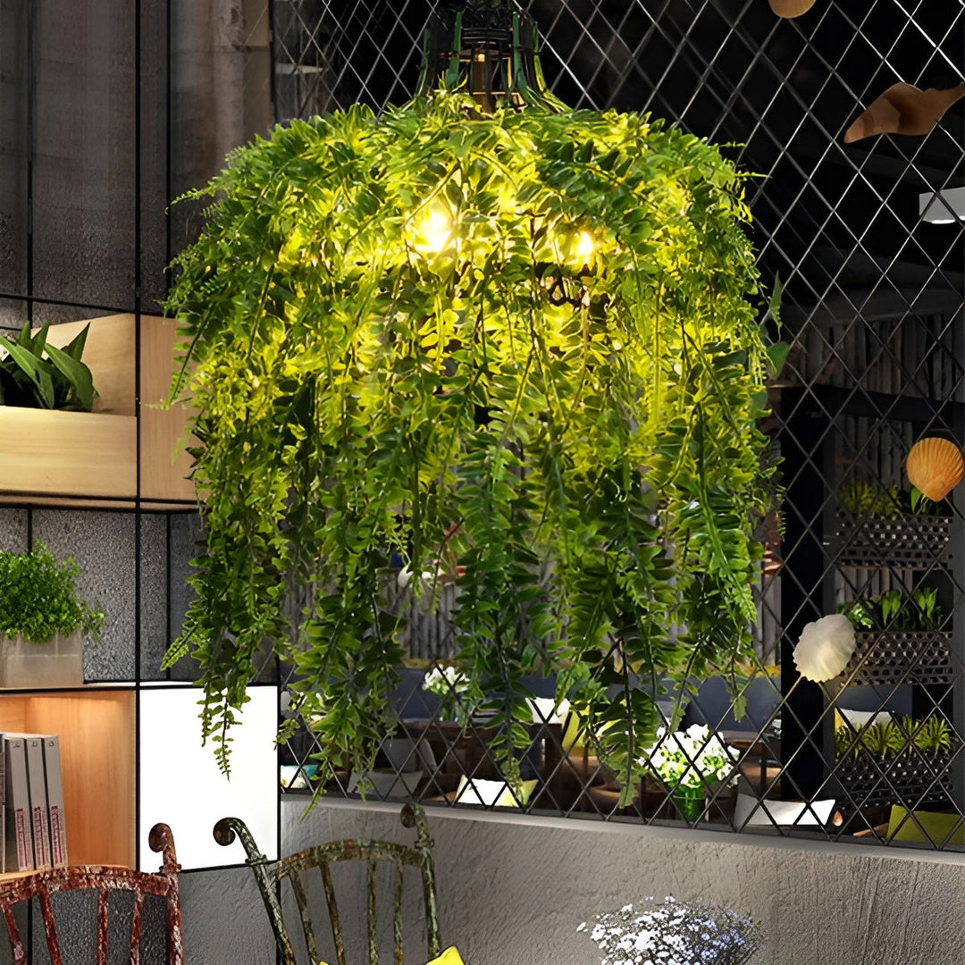 Industrial 3-Light Chandelier in Metal and Acrylic for Indoor Decor 7