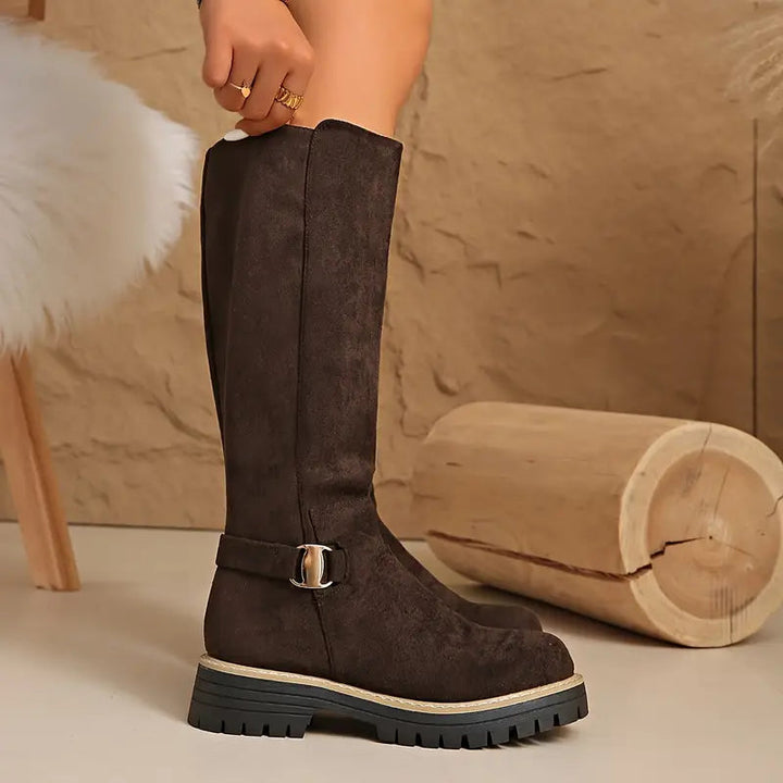 Tall Boots with Thick Non-Slip Sole 7