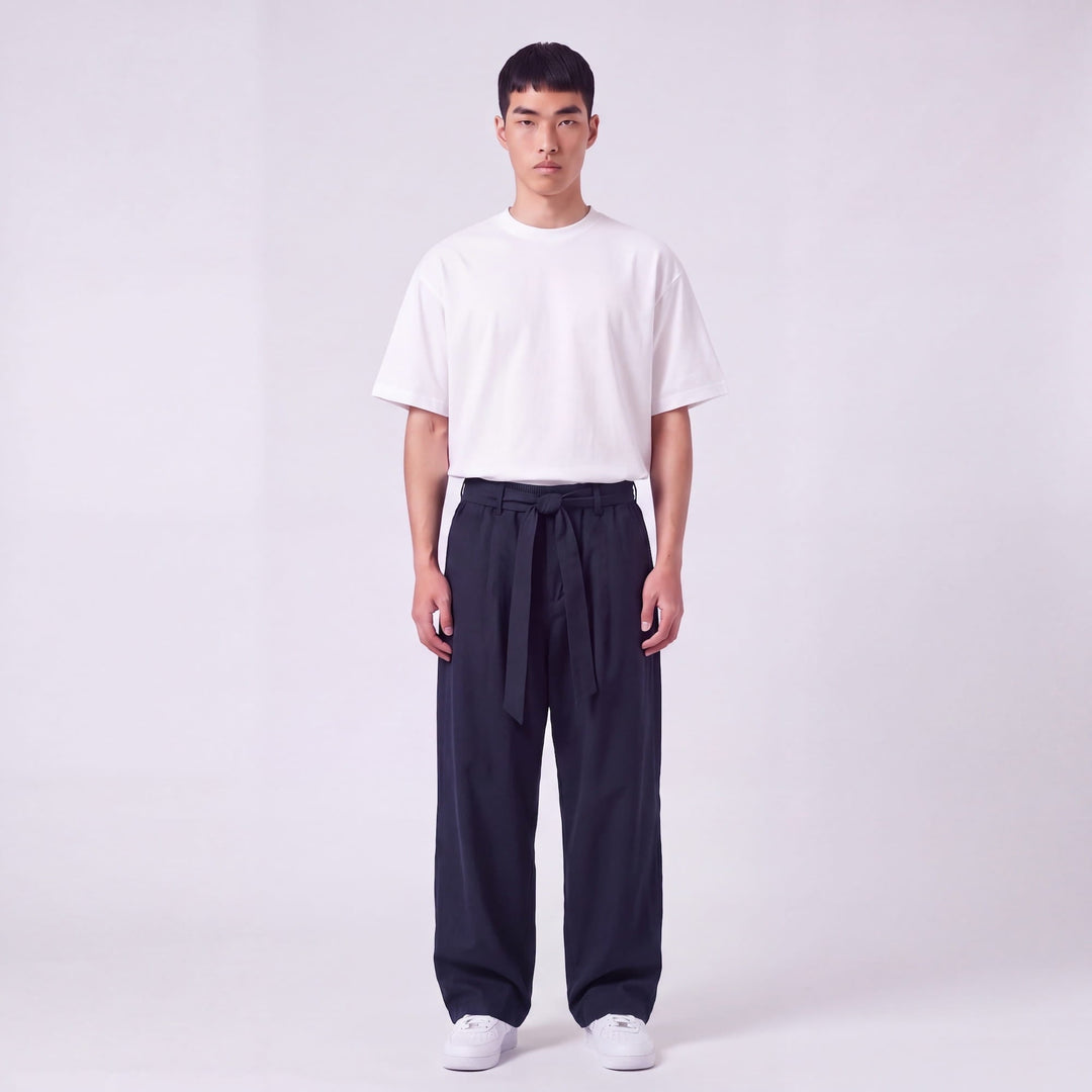 Japanese-Style Comfort Pants with Adjustable Ankles 2