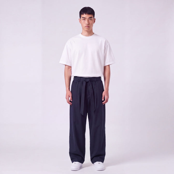 Japanese-Style Comfort Pants with Adjustable Ankles 2