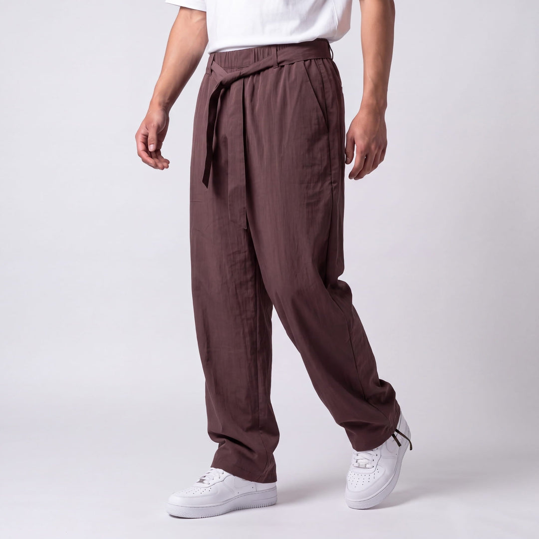 Japanese-Style Comfort Pants with Adjustable Ankles 8