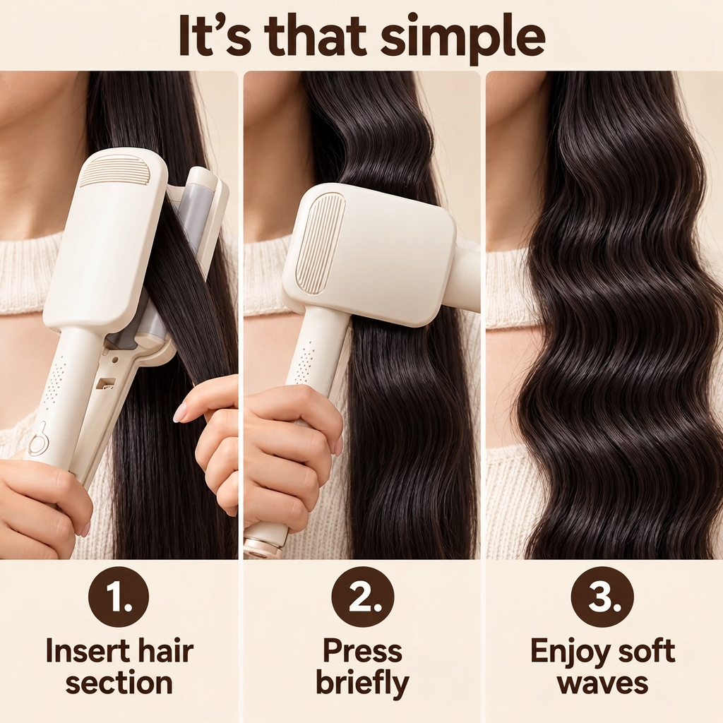 32 mm Wave Iron with 4 Temperature Settings and Ionic Technology 14