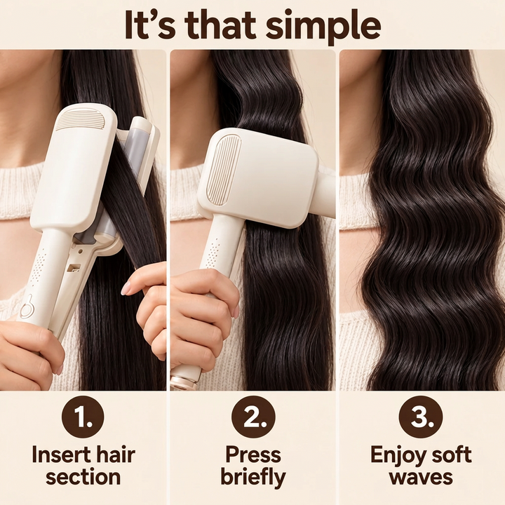 32 mm Wave Iron with 4 Temperature Settings and Ionic Technology 14