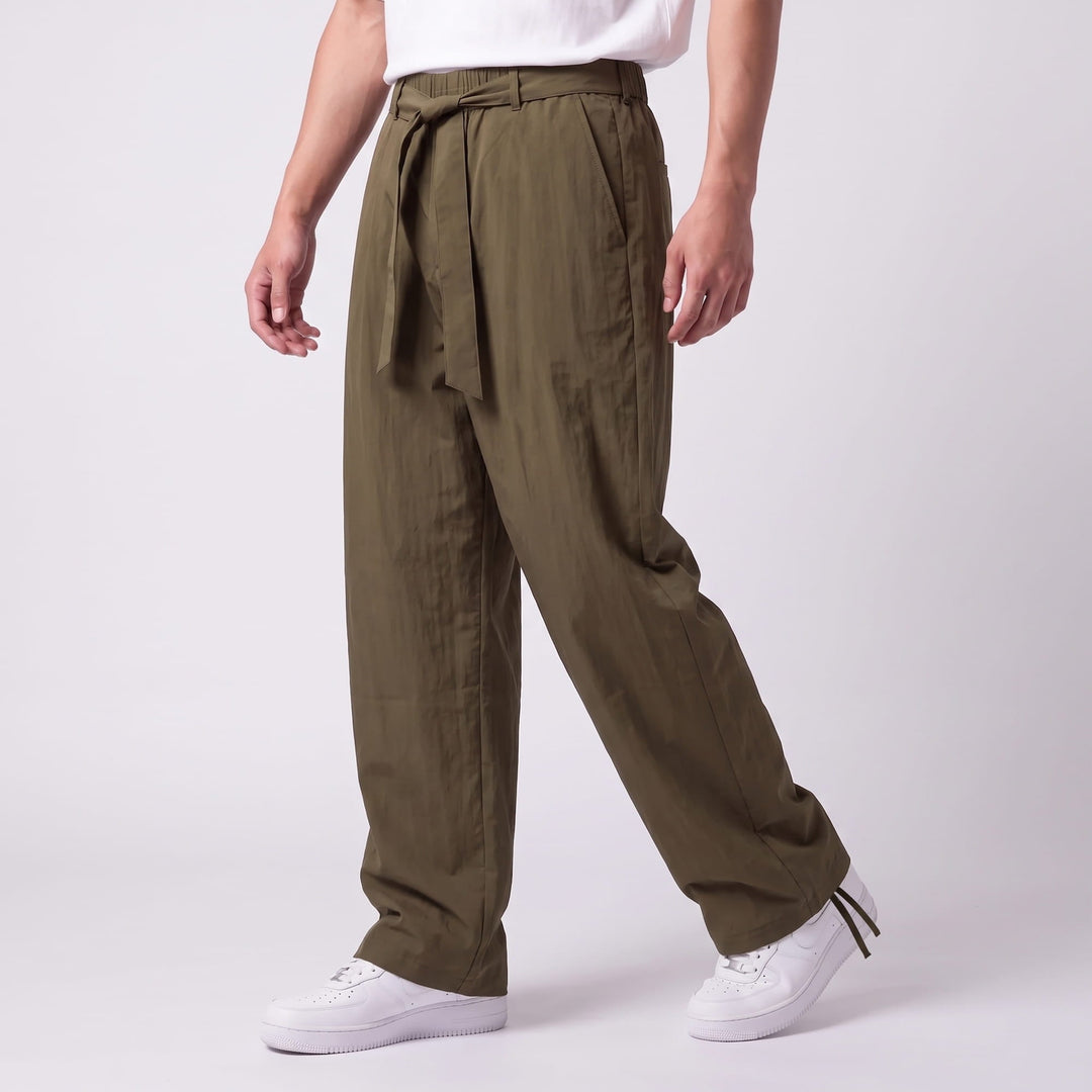 Japanese-Style Comfort Pants with Adjustable Ankles 10