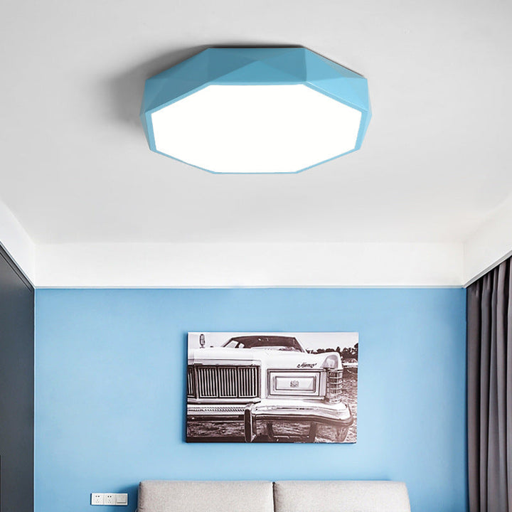 Modern Abstract LED Ceiling Light in Scandinavian Style, Flush Mount, 3 Sizes 3