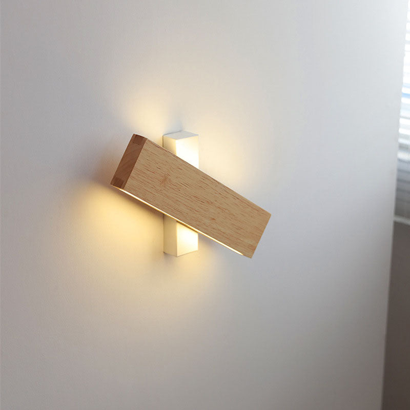 Japanese-Style LED Wall Light | Minimalist Rotating Wall Lamp 9