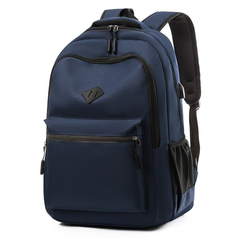 Urban School Backpack - Water-Resistant with Bottle Pocket 5