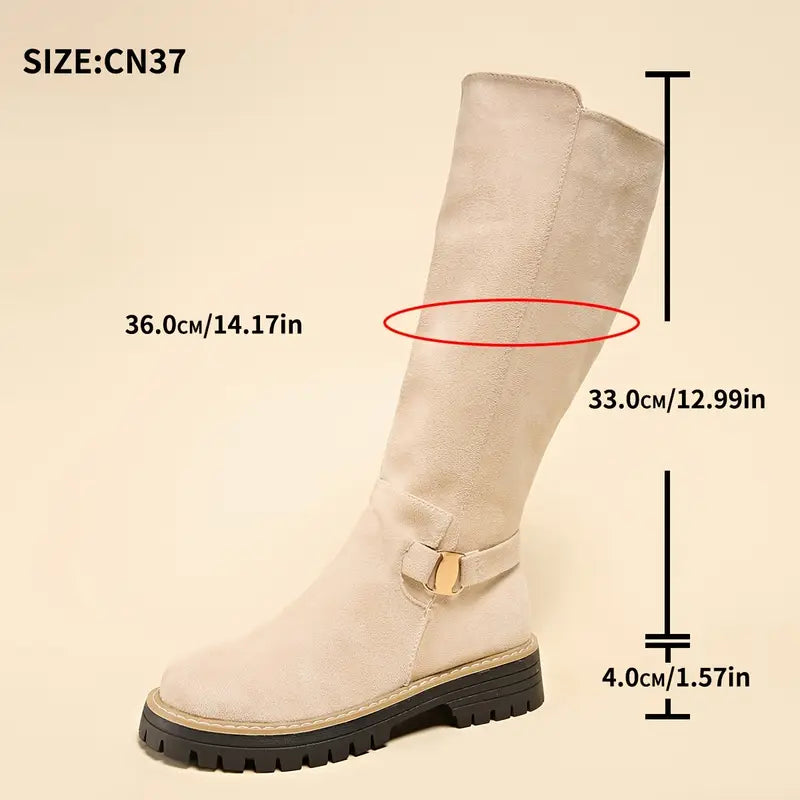 Tall Boots with Thick Non-Slip Sole 10