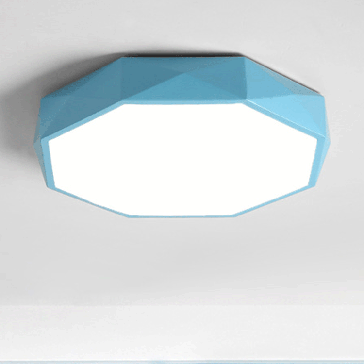 Modern Abstract LED Ceiling Light in Scandinavian Style, Flush Mount, 3 Sizes 5