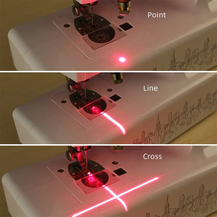 Laser Sewing Guide for Sewing Machines with Magnetic Mount and Adjustable Beam 3