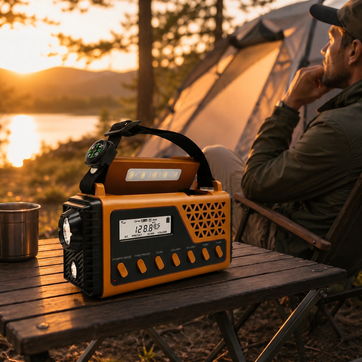 Emergency Weather Radio with Hand Crank, Solar and USB-C Power, AM/FM/Shortwave 11