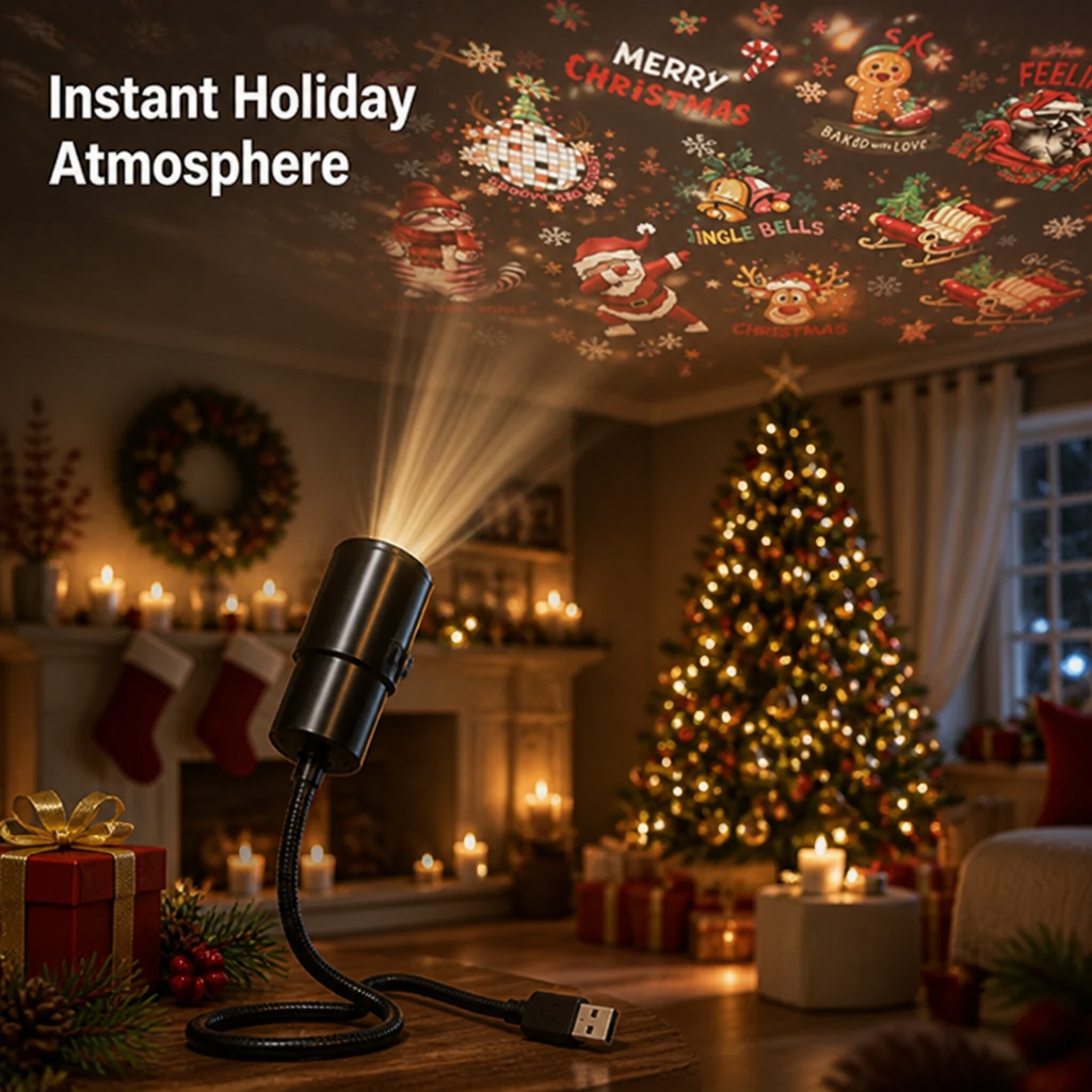 Holiday Light Projector - Instant Festive Scenes for Every Room 1