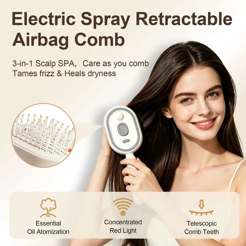 Spray Air Cushion Massage Comb for Smooth Stress-Free Hair 2