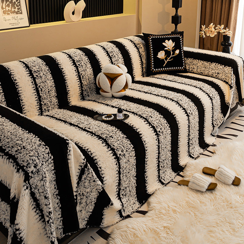 Plush Non-Slip Couch Cover, Soft Stretch Sofa Slipcover 9