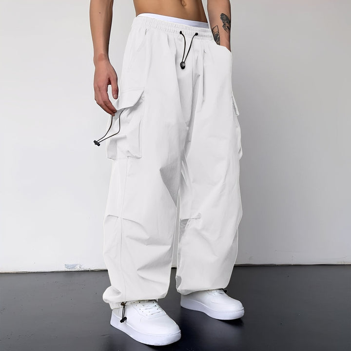 Men's Baggy Cargo Pants, Oversized Casual Streetwear 4