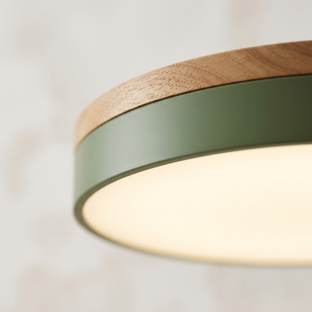 Round Disc Ceiling Light – Flat Flush Mount Fixture 6