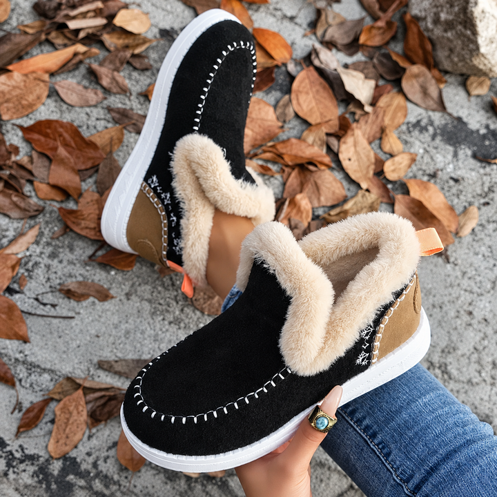 Women's Plush-Lined Slip-On Sneakers 7