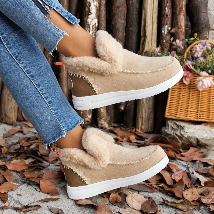Women's Plush-Lined Slip-On Sneakers 3