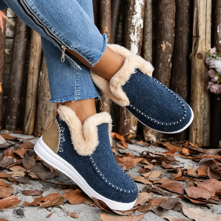 Women's Plush-Lined Slip-On Sneakers 4
