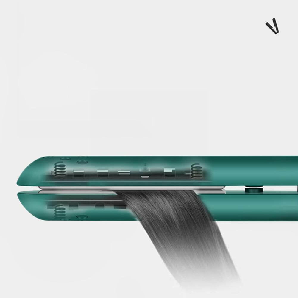 Cordless 2-in-1 Hair Straightener & Curler with Ceramic Plates, Lightweight 3