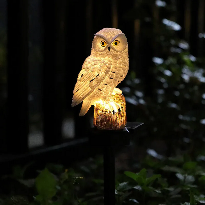Solar LED Owl Garden Light - Weatherproof Outdoor Decor with Auto Dusk Sensor 6