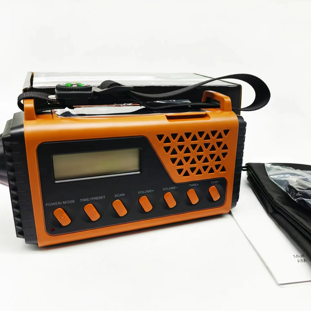 Emergency Weather Radio with Hand Crank, Solar and USB-C Power, AM/FM/Shortwave 2