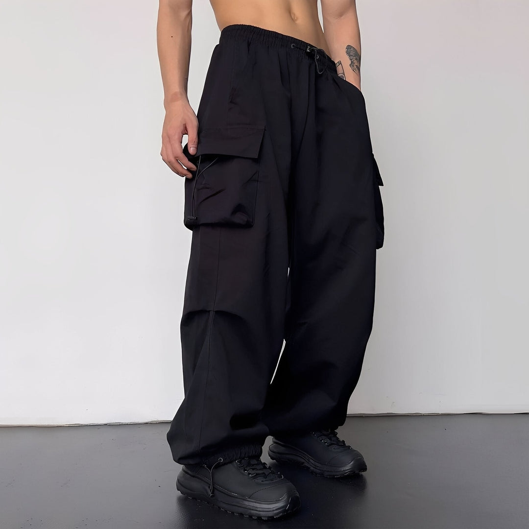 Men's Baggy Cargo Pants, Oversized Casual Streetwear 3