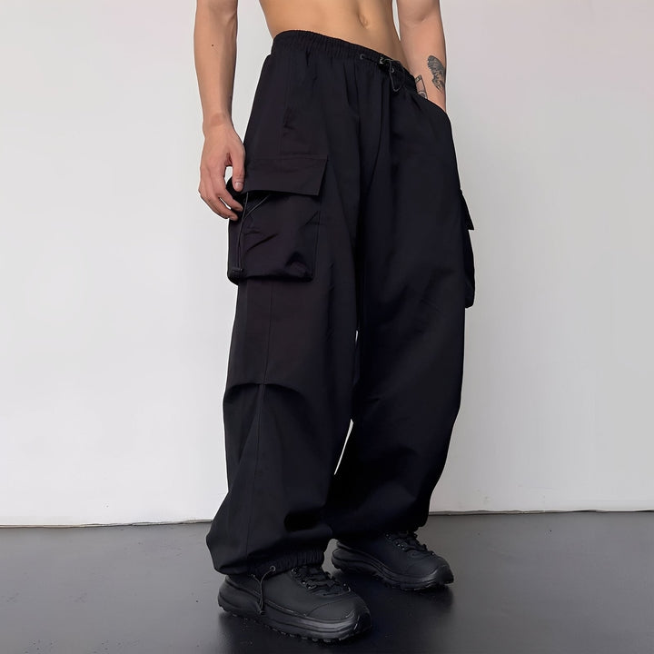 Men's Baggy Cargo Pants, Oversized Casual Streetwear 3