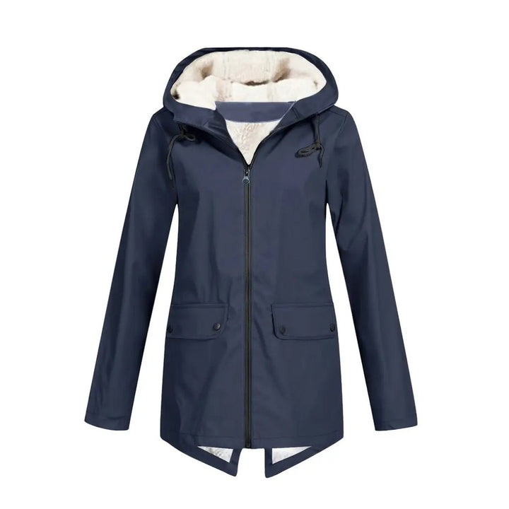 Waterproof Women's Jacket – Fleece Lined – With Hood 6