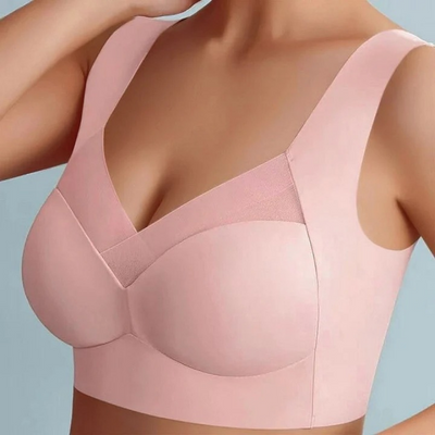 Strapless Seamless Comfort Bra with Breathable Stretch Fabric and Wide Back Band 15