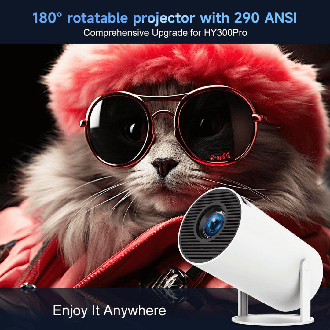 4K Rotatable Smart Projector for Wall or Ceiling, Built-In App Store 5