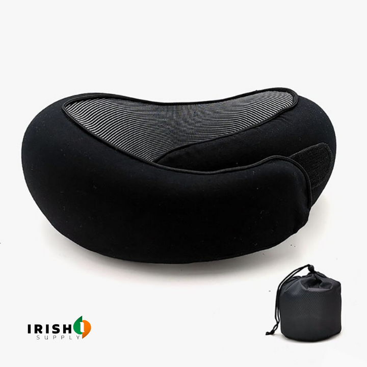 Front-Support Travel Neck Pillow with Memory Foam and Clasp for Sleeping on Planes 14