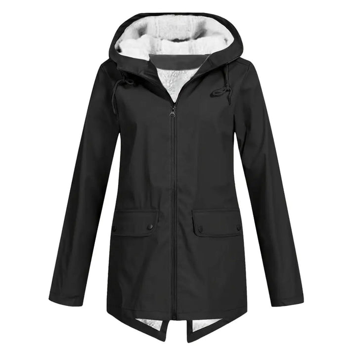 Waterproof Women's Jacket – Fleece Lined – With Hood 5