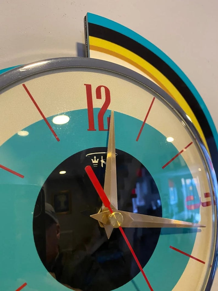 Mid-Century Handmade Wall Clock | Retro Wall Decor, Silent & Battery 10