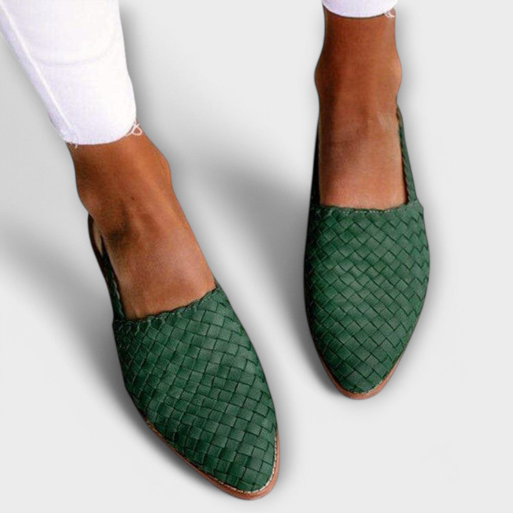 Woven Leather Moccasins for Women 2