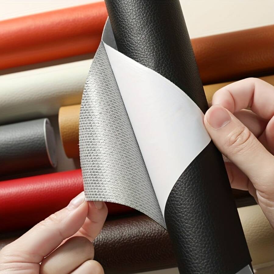 Self-Adhesive PU Leather Repair Patch for Scratches, Holes and Tears, Cut to Size 1