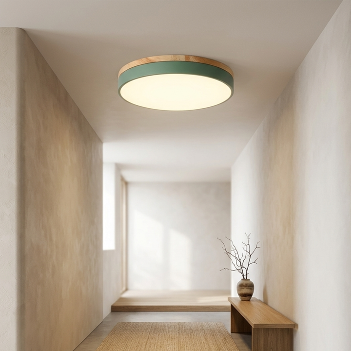 Round Disc Ceiling Light – Flat Flush Mount Fixture 7