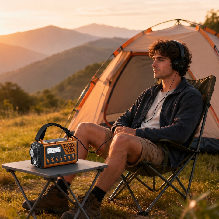 Emergency Weather Radio with Hand Crank, Solar and USB-C Power, AM/FM/Shortwave 17