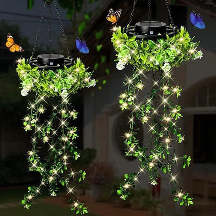 Solar Ivy String Lights for Garden Decor 4