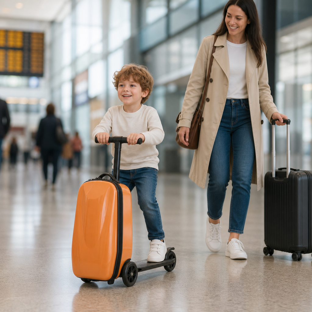 Ride-On Scooter Suitcase for Kids – Cabin Size – Glidano