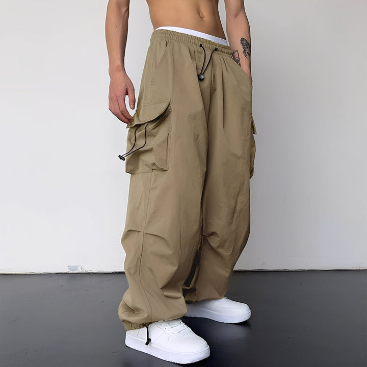 Men's Baggy Cargo Pants, Oversized Casual Streetwear 1