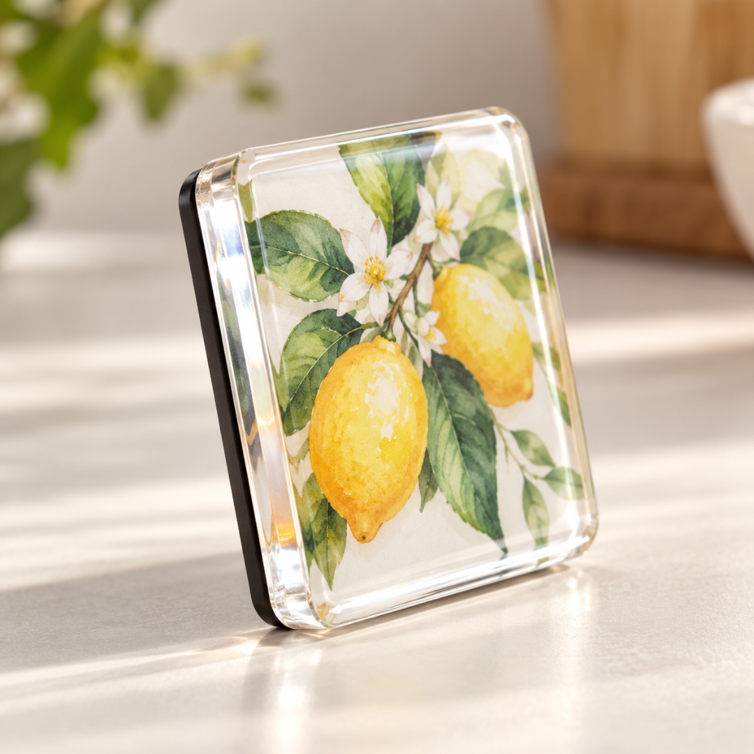 Clear Acrylic Photo Magnets – Self-Adhesive, No Glue Needed 1