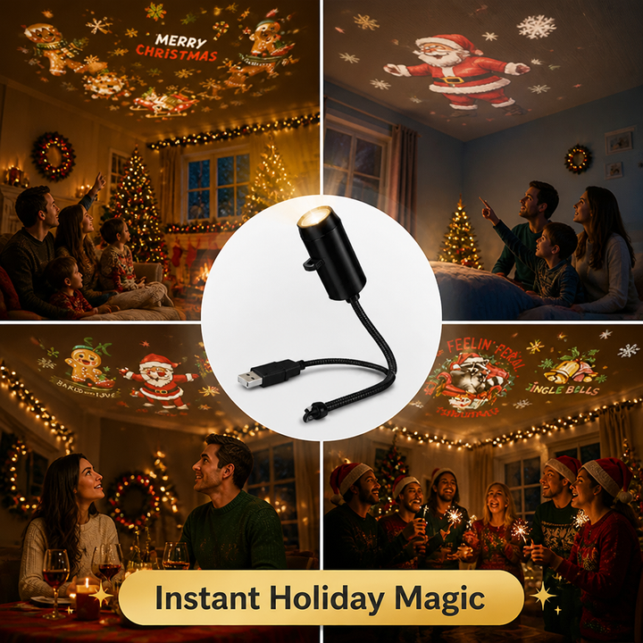 Holiday Light Projector - Instant Festive Scenes for Every Room 2