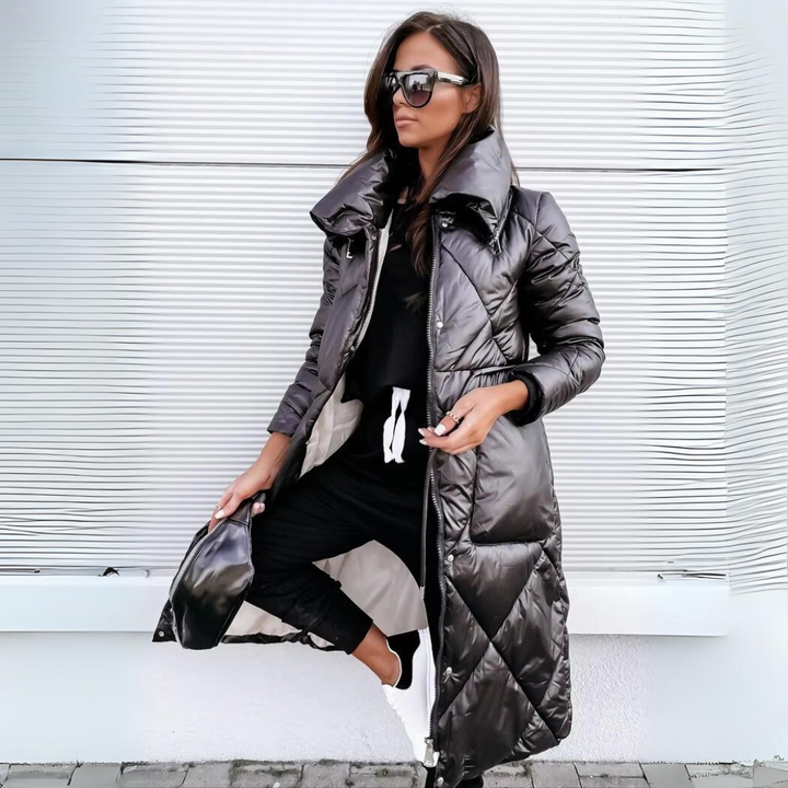 Elora Long Down-Filled Winter Coat for Women - Windproof & Water-Repellent 1