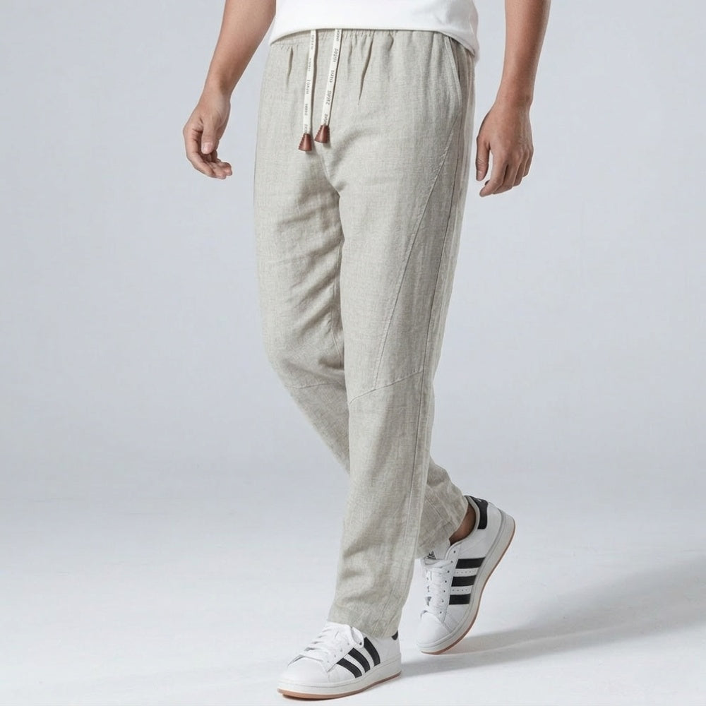 Japanese-Style Comfort Linen Pants 4