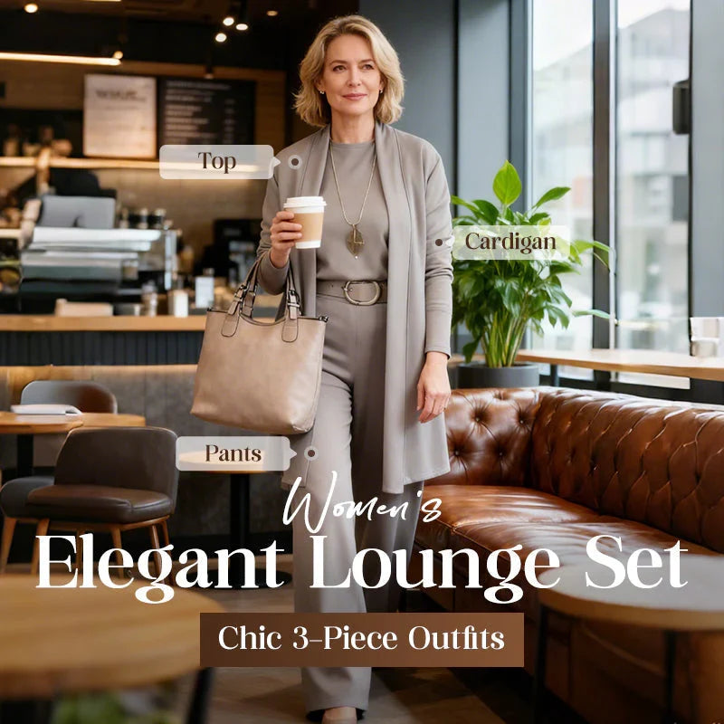 3-Piece Comfort Set: Cardigan, Top and Pants 1