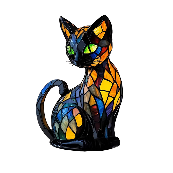 Handcrafted Glowing Cat Lamp for Cozy Ambient Lighting and Gifts 1