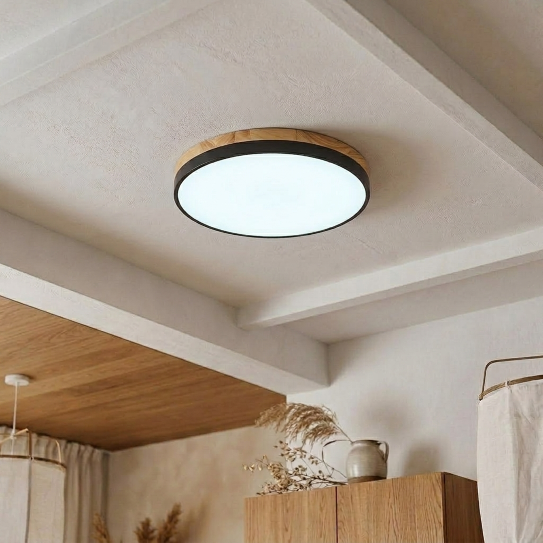 Round Disc Ceiling Light – Flat Flush Mount Fixture 18