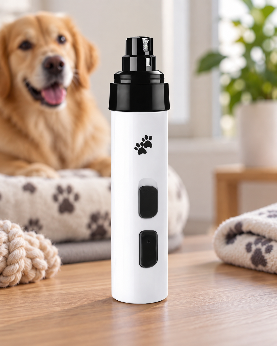 Quiet Pet Nail Grinder with 3 Diamond Grinding Heads 1